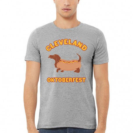 Cleveland Oktoberfest Hotdog T-shirt (ADULT)